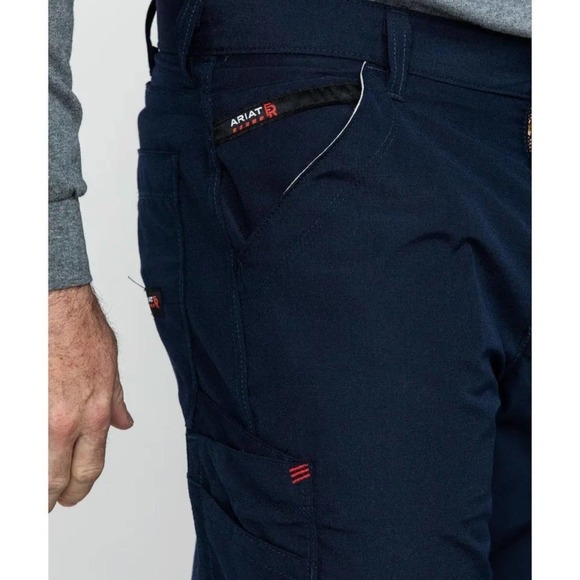 NWT Ariat FR M4 Low Rise Ripstop Bootcut Duralight Navy Pants - Picture 4 of 14